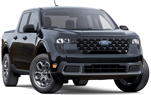 A black Ford Maverick® XLT pickup
